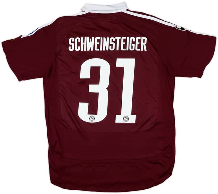 2006-07 Bayern Munich CL Shirt Schweinsteiger #31 - 7/10 - (S)