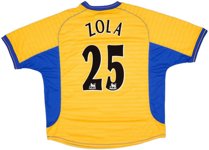 2000-01 Chelsea Away Shirt Zola #25 - 8/10 - (XXL)