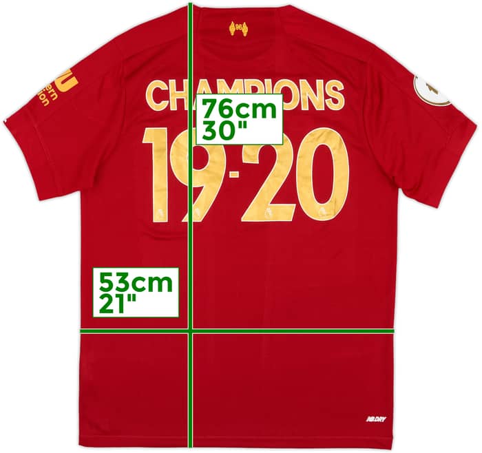 2019-20 Liverpool Home Shirt 19-20 Champions - 7/10 - (M)