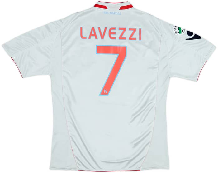 Camiseta de visitante del Napoli 2009-10 Lavezzi #7 - 7/10 - (XXL)