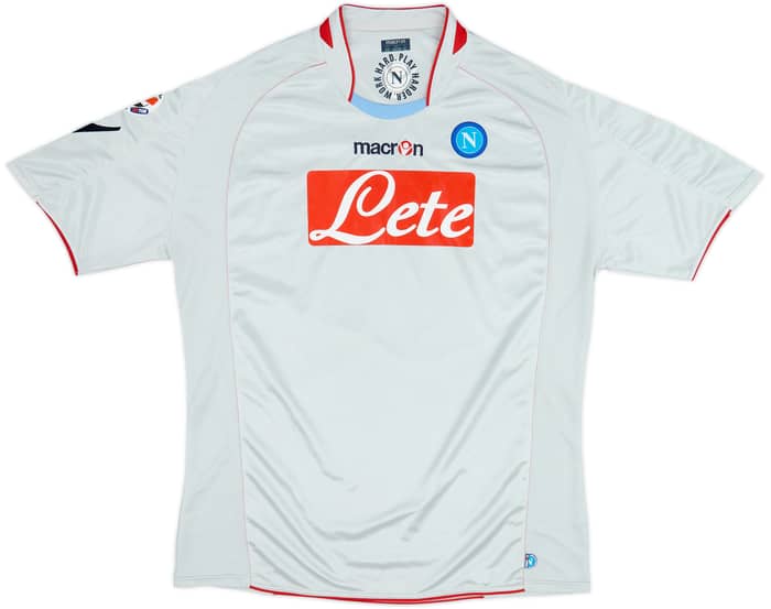 Camiseta de visitante del Napoli 2009-10 Lavezzi #7 - 7/10 - (XXL)