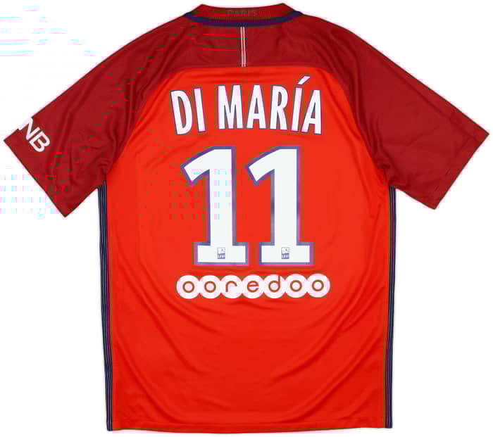 2016-17 Paris Saint-Germain Away Shirt Di Maria #11 - 8/10 - (M)