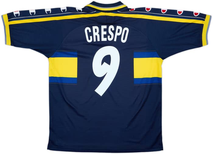 1999-00 Parma Away Shirt Crespo #9 - 8/10 - (L)