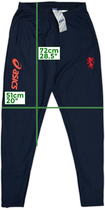 2008-09 Genoa Asics Track Pants/Bottoms (L)