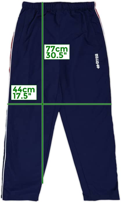 2000s Errea Template Track Pants/Bottoms - 9/10 - (XL.Boys)