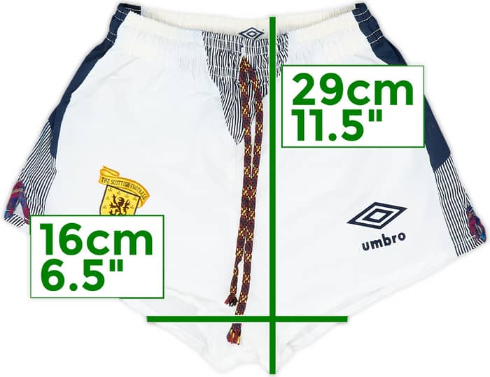 1988-91 Scotland Home Shorts - 9/10 - (S.Boys)