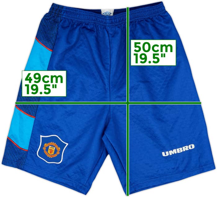 1995-96 Manchester United GK Shorts - 9/10 - (S)