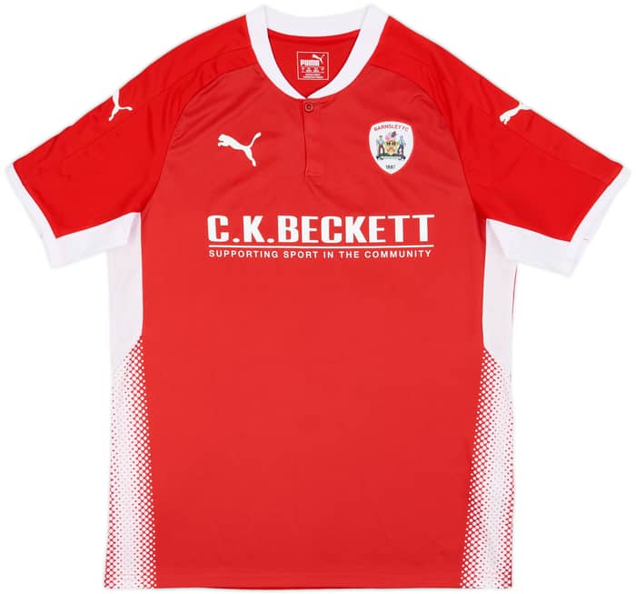 2017-18 Barnsley Home Shirt - 10/10 - (L)