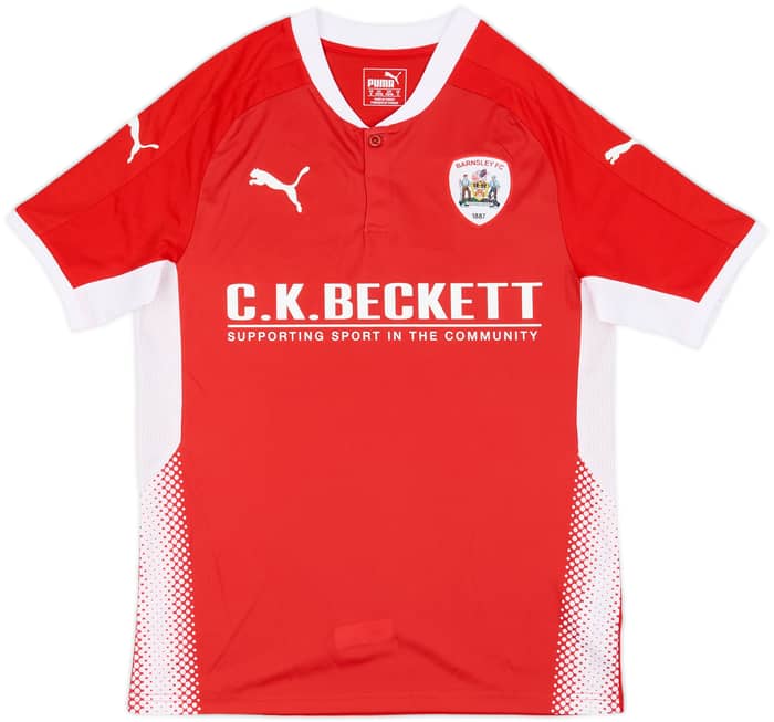 2017-18 Barnsley Home Shirt - 10/10 - (S)