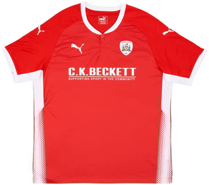 2017-18 Barnsley Home Shirt - 9/10 - (XXL)