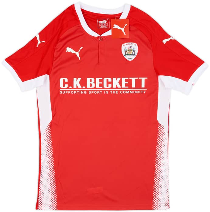 2017-18 Barnsley Home Shirt (S)