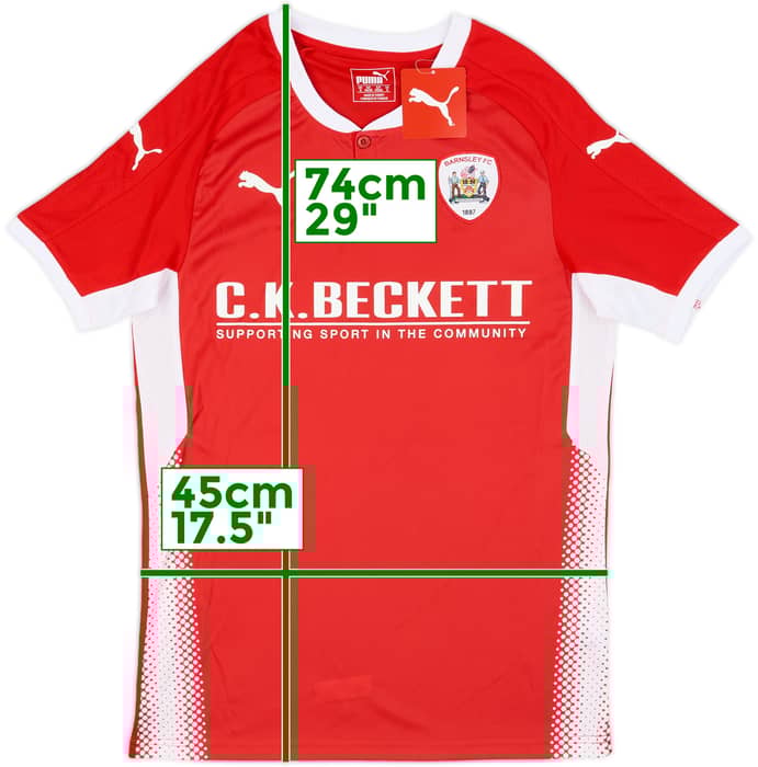 2017-18 Barnsley Home Shirt (S)