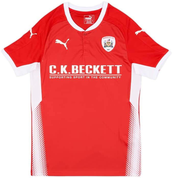 2017-18 Barnsley Home Shirt - 7/10 - (S)