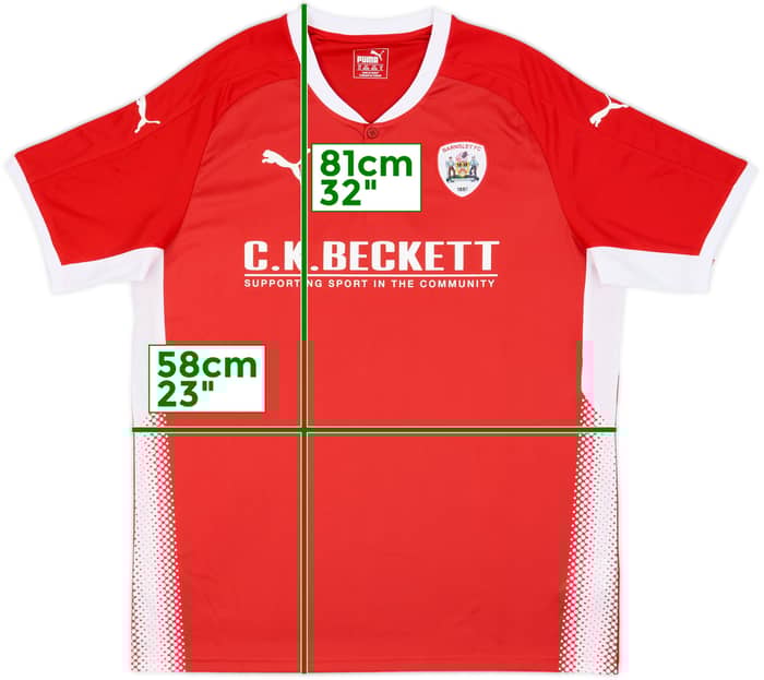 2017-18 Barnsley Home Shirt - 10/10 - (XL)