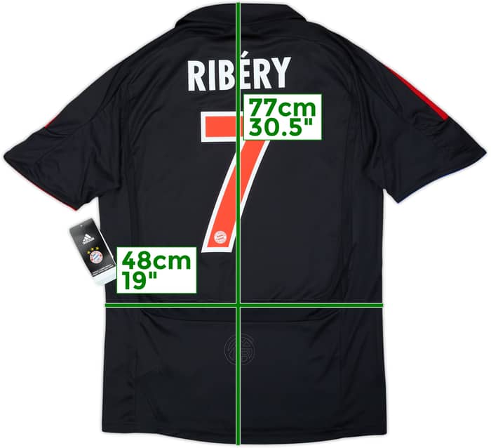 2007-09 Bayern Munich European Shirt Ribery #7 (S)