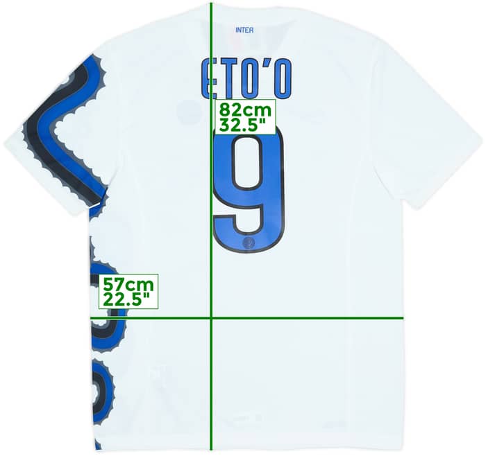 2010-11 Inter Milan Away Shirt Eto'o #9 (L)
