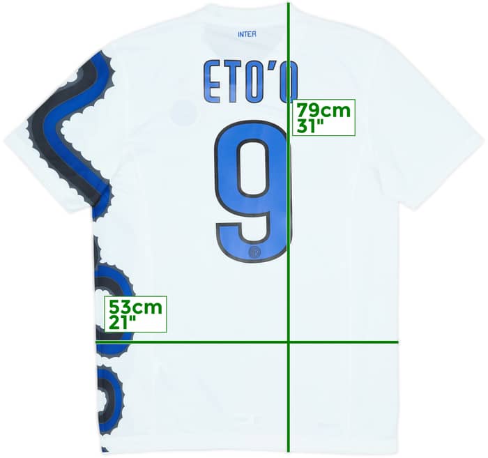 2010-11 Inter Milan Away Shirt Eto'o #9 (M)