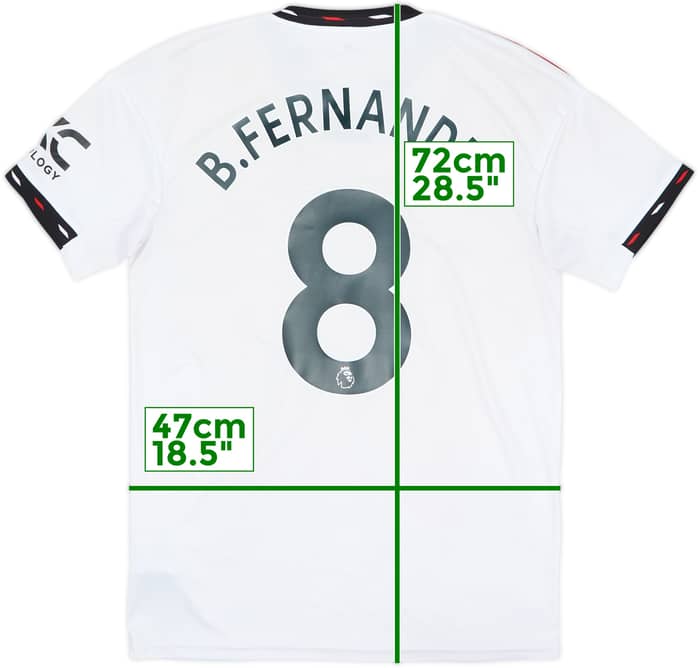 2022-23 Manchester United Away Shirt B.Fernandes #8 - 5/10 - (S)