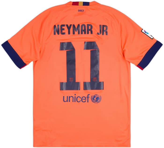 2014-15 Barcelona Away Shirt Neymar Jr #11 - 6/10 - (M)