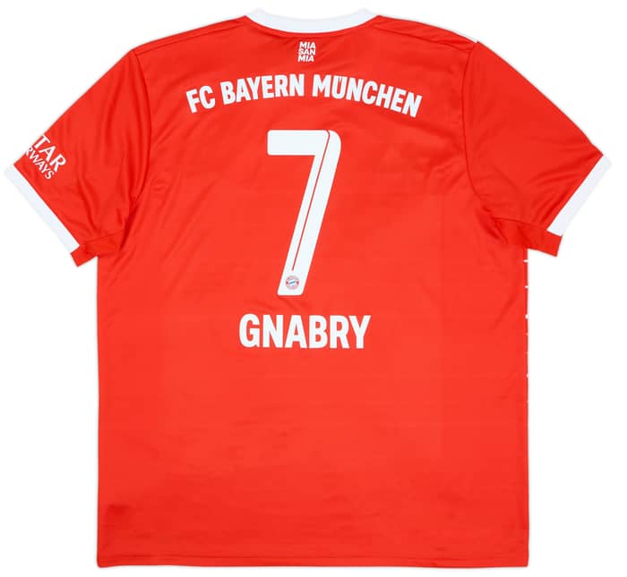 2022-23 Bayern Munich Home Shirt Gnabry #7 (XL)