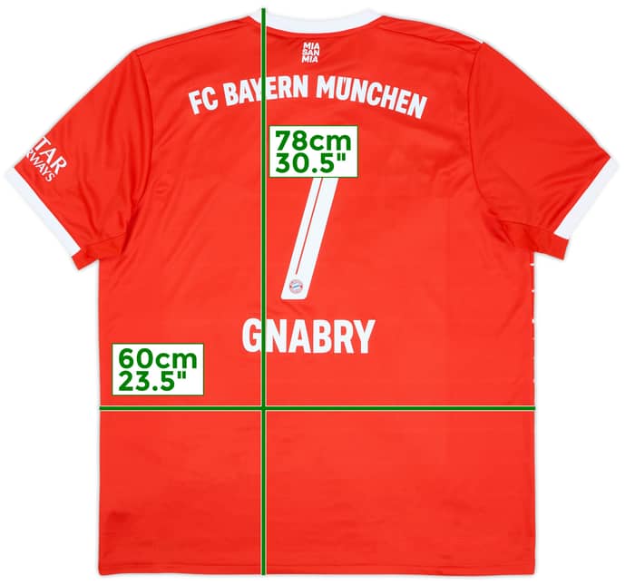 2022-23 Bayern Munich Home Shirt Gnabry #7 (XL)