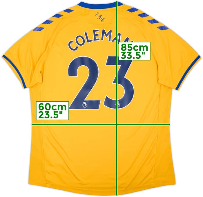 2020-21 Everton Away Shirt Coleman #23 - 6/10 - (3XL)