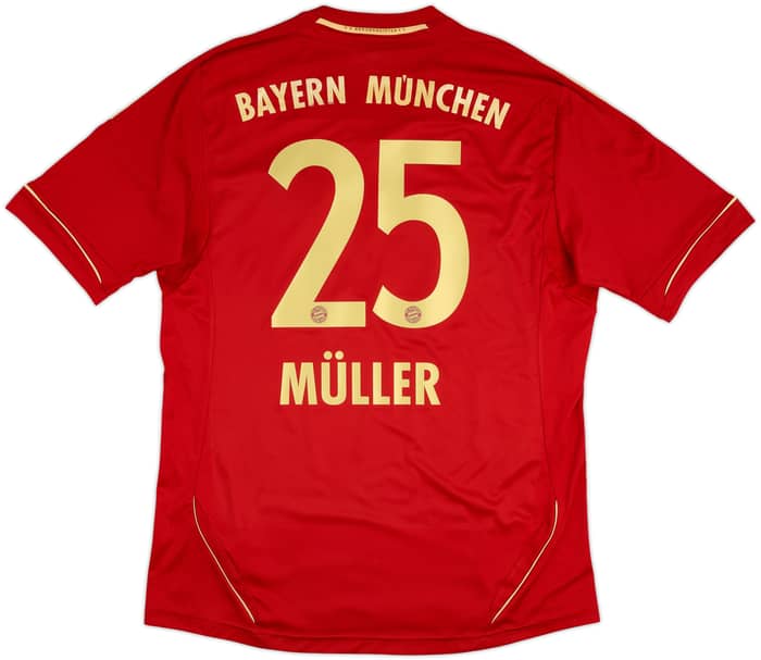 2011-13 Bayern Munich Home Shirt Muller #25 - 6/10 - (L)