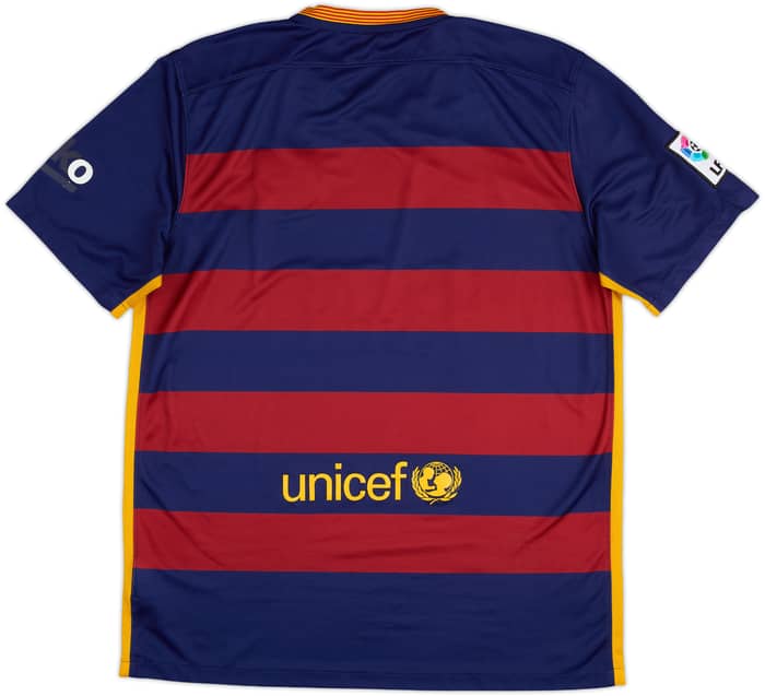 2015-16 Barcelona Home Shirt - 4/10 - (L)