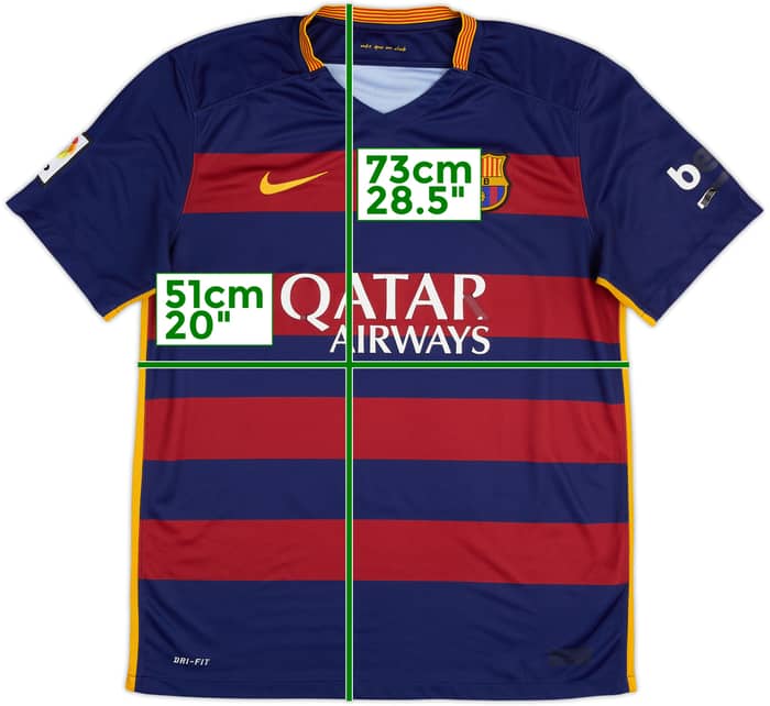 2015-16 Barcelona Home Shirt - 4/10 - (L)