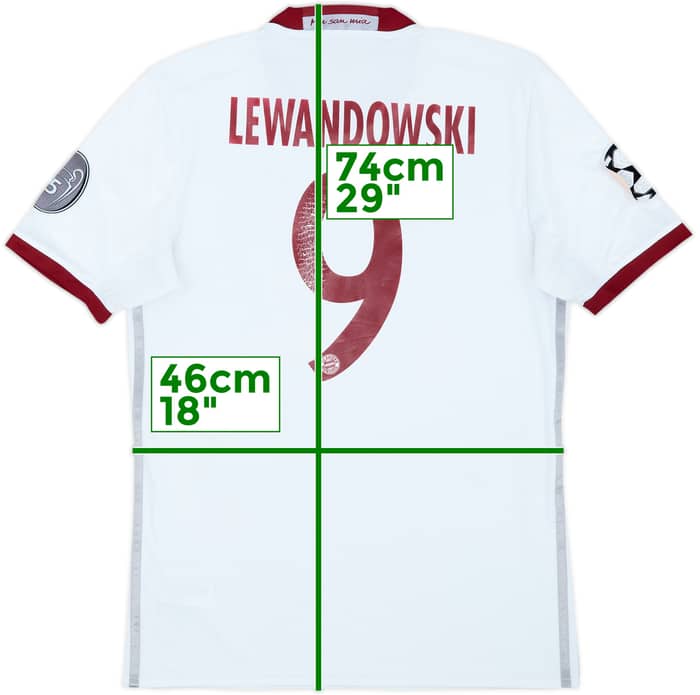 Camiseta de la tercera equipación del Bayern Munich 2016-17 Lewandowski #9 - 5/10 - (S)