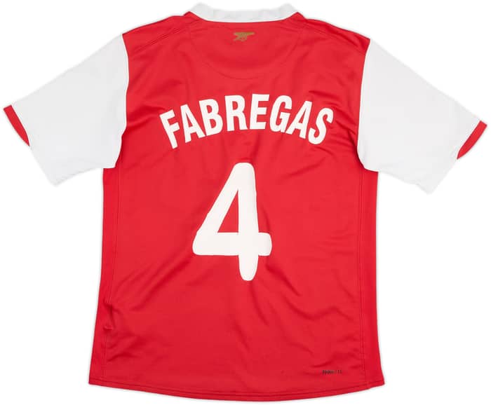 2006-08 Arsenal Home Shirt Fabregas #4 - 5/10 - (12-13 Years)