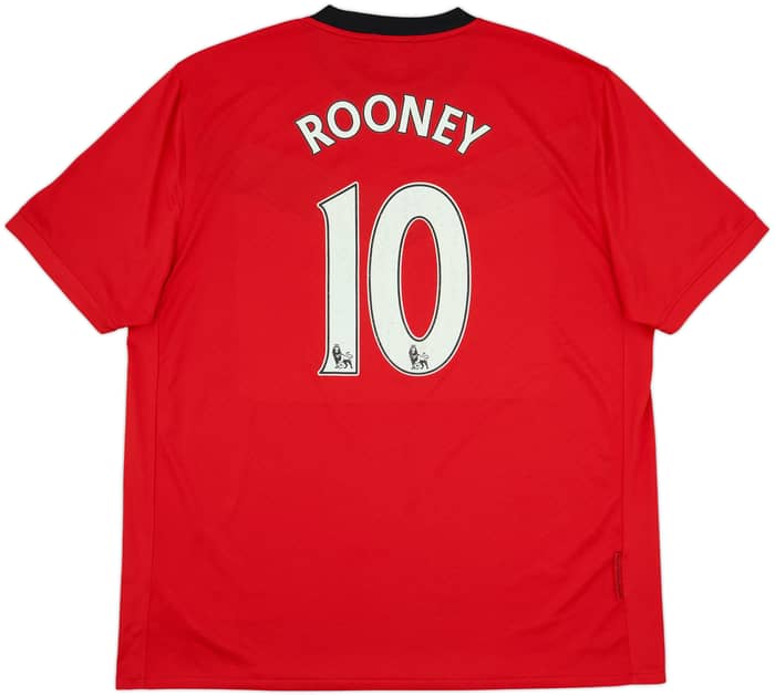 2009-10 Manchester United Home Shirt Rooney #10 - 6/10 - (XXL)