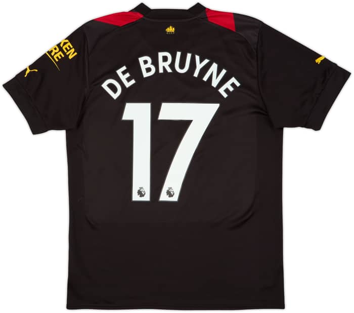 2022-23 Manchester City Away Shirt De Bruyne #17 - 8/10 - (M)