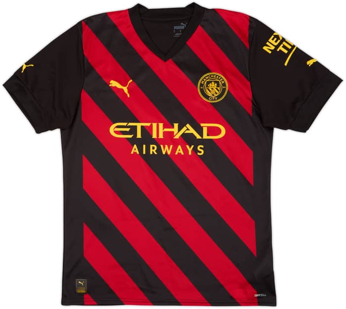 2022-23 Manchester City Away Shirt De Bruyne #17 - 8/10 - (M)