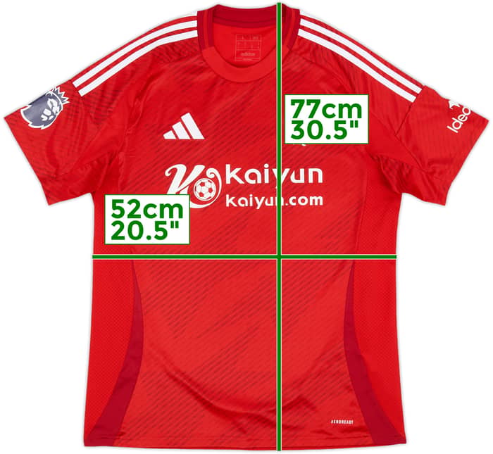 2024-25 Nottingham Forest Home Shirt - 10/10 - (L)