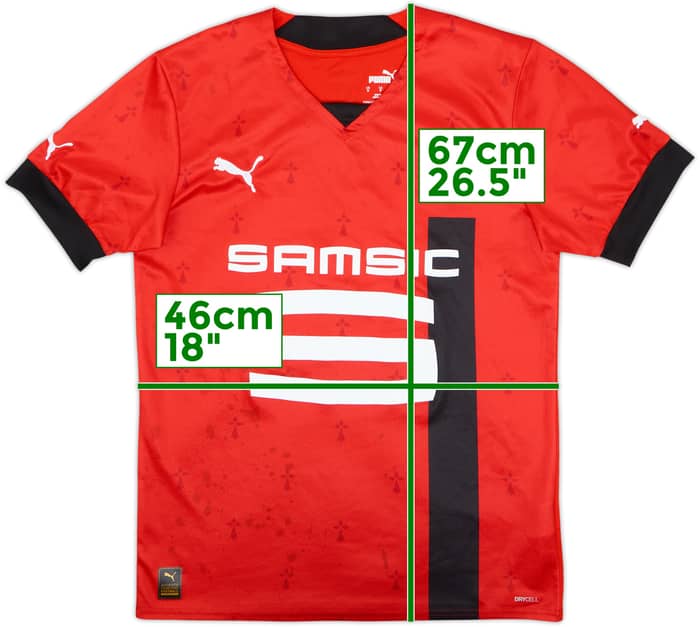 Camiseta de local de Stade Rennais 2022-23 - 8/10 - (S)