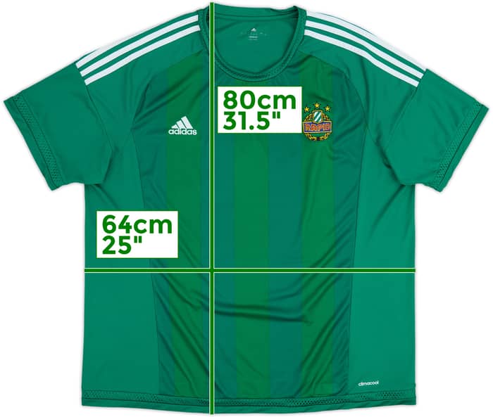 2015-16 Rapid Vienna Home Shirt - 9/10 - (XXL)