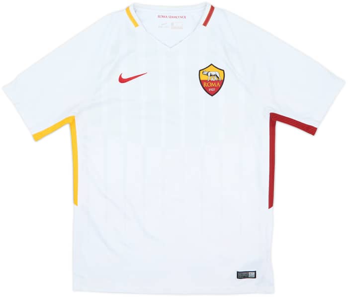 2017-18 Roma Away Shirt Schick #14 - 6/10 - (M)