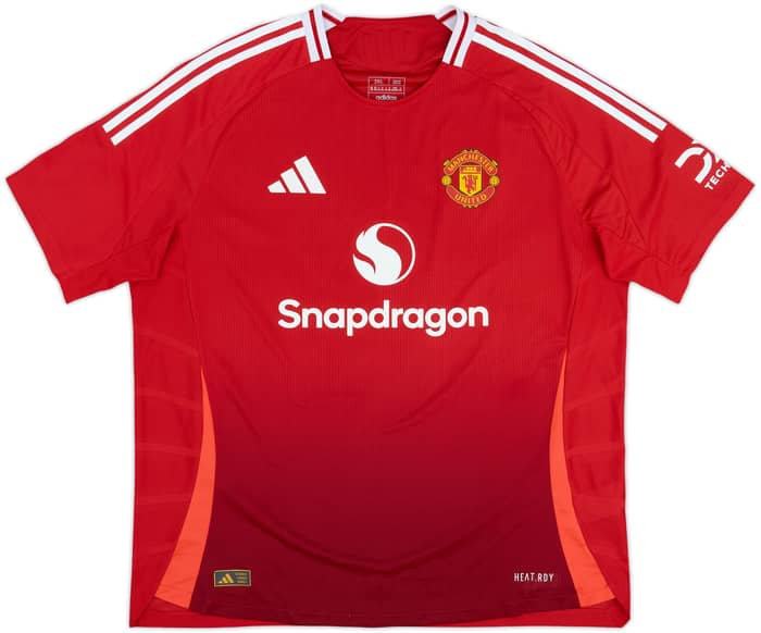 2024-25 Manchester United Authentic Home Shirt B.Fernandes #8 - 10/10 - (XXL)