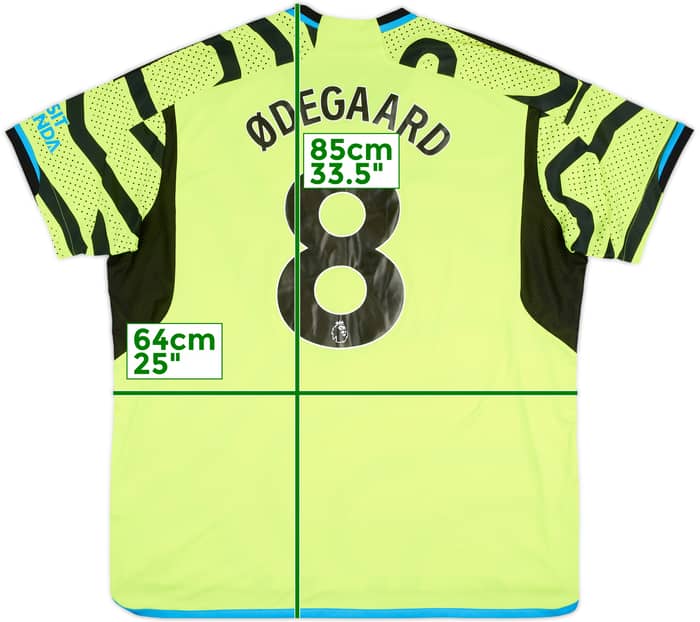 2023-24 Arsenal Away Shirt Odegaard #8 - 6/10 - (XXL)