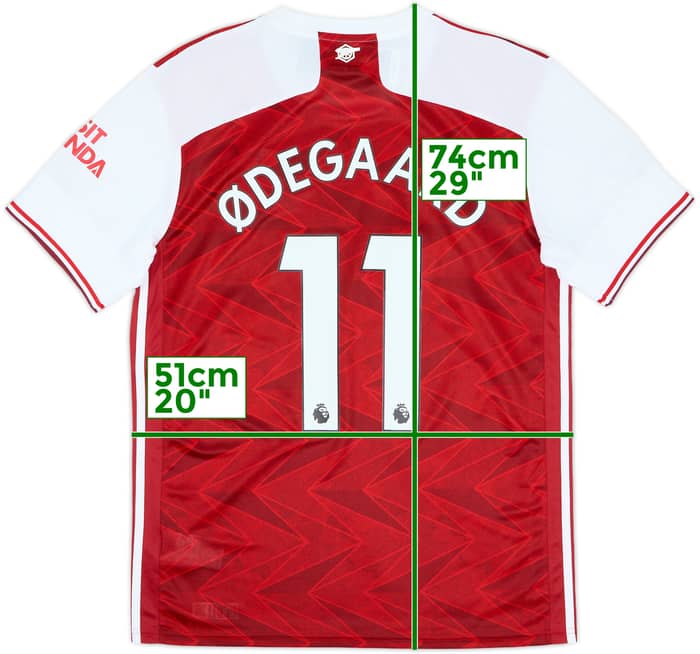 2020-21 Arsenal Home Shirt Odegaard #11 (M)