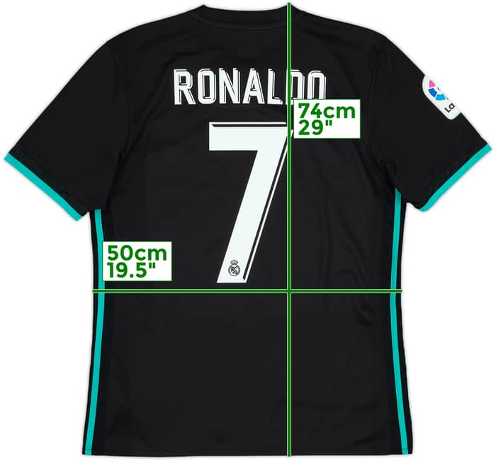 2017-18 Real Madrid Away Shirt Ronaldo #7 - 8/10 - (M)