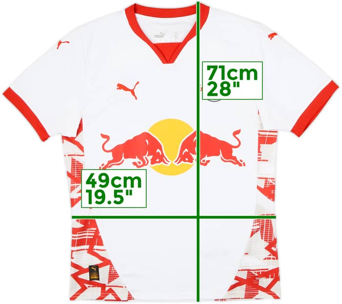 2024-25 Red Bull Salzburg Home Shirt - 8/10 - (M)