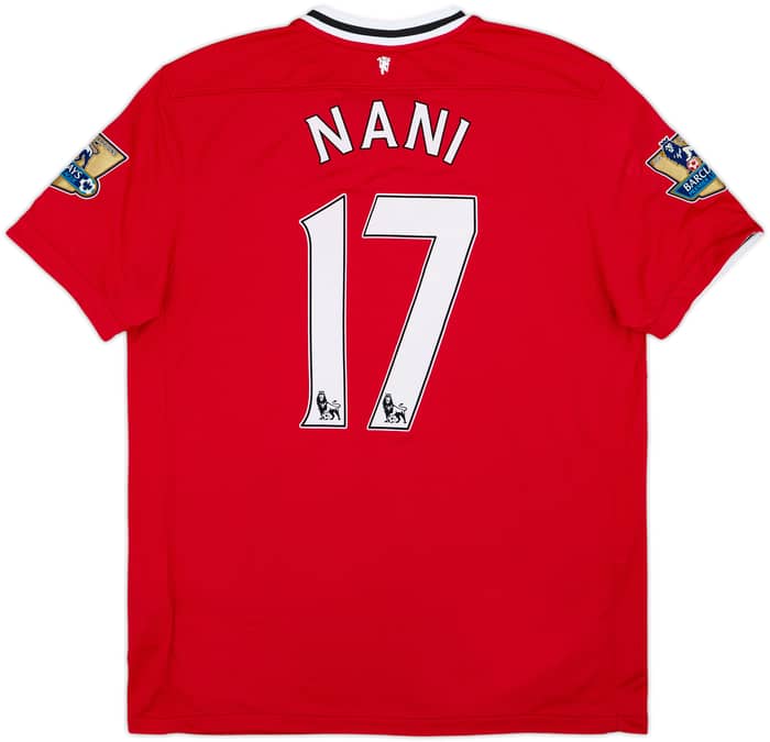 2011-12 Manchester United Home Shirt Nani #17 - 9/10 - (XL)