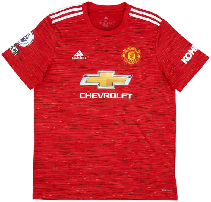 2020-21 Manchester United Home Shirt B.Fernandes #18 - 8/10 - (XL)