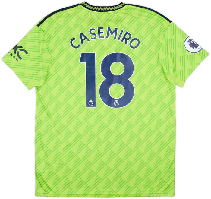 2022-23 Manchester United Third Shirt Casemiro #18 - 10/10 - (XL)