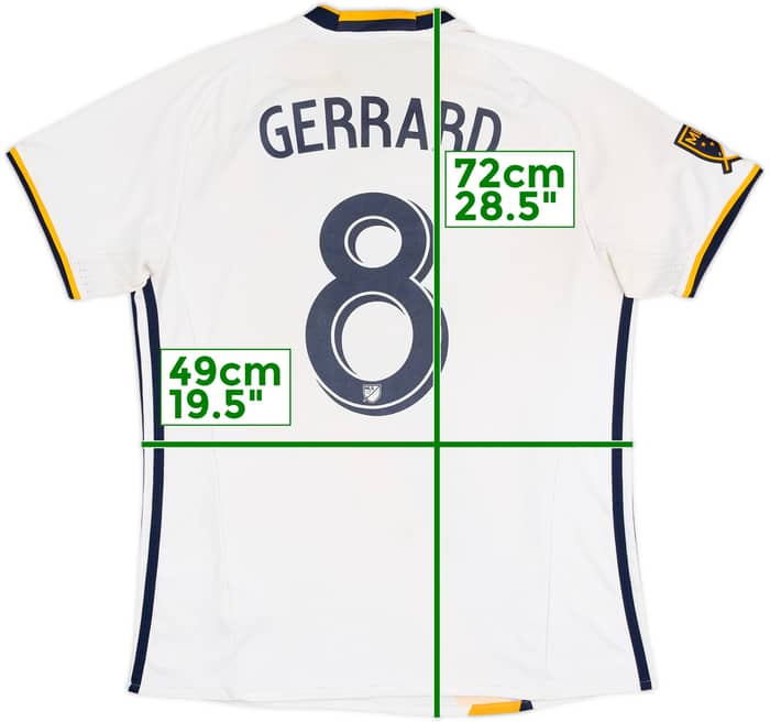 2015-16 LA Galaxy Home Shirt Gerrard #8 - 4/10 - (M)