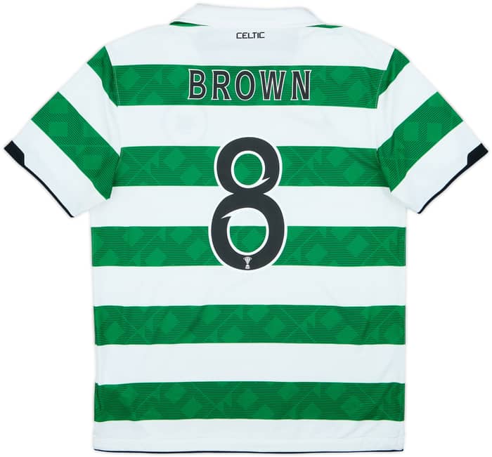 2010-12 Celtic Home Shirt Brown #8 - 5/10 - (M)