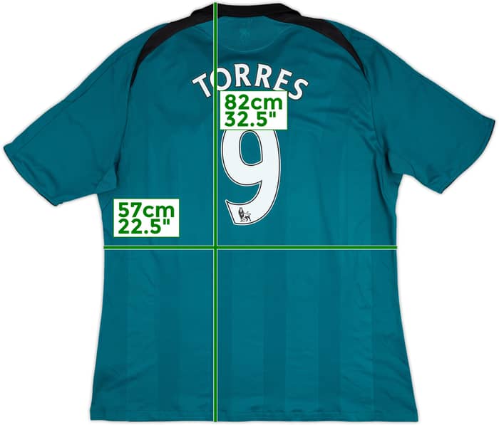 2008-09 Liverpool Third Shirt Torres #9 - 6/10 - (XL)