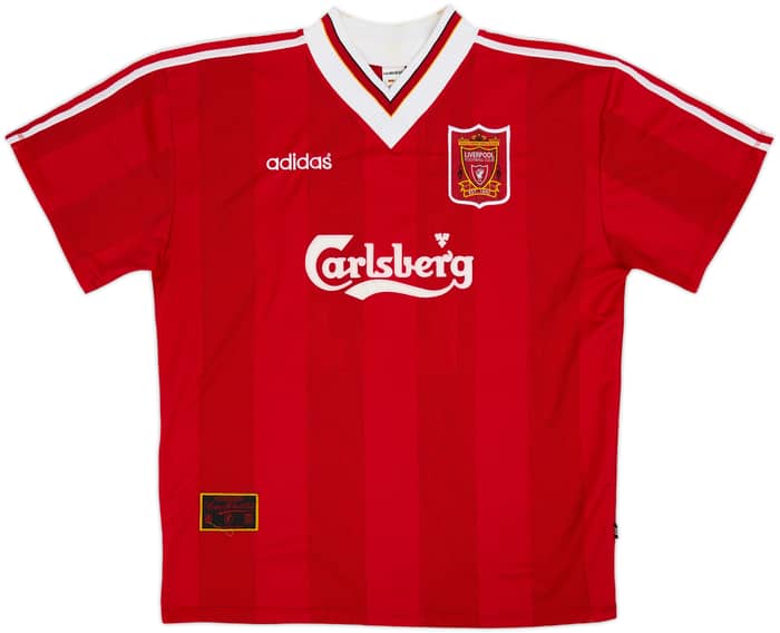 1995-96 Liverpool Home Shirt Barnes #10 - 9/10 - (XXL)